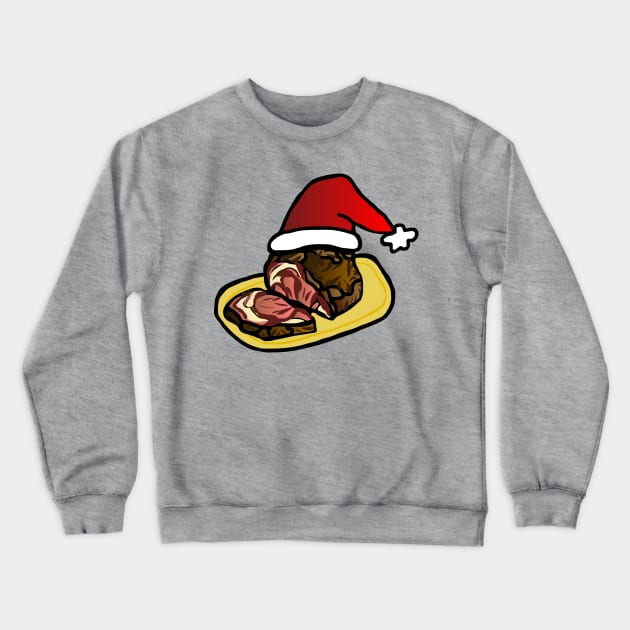 Christmas Roast Beast Crewneck Sweatshirt by GemmasGems